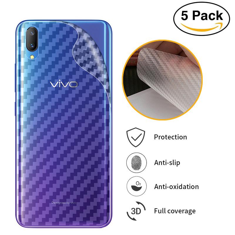 5PCS Carbon Fiber Back Screen Protector Film VIVO V11 Pro V11i  Y95 Y93 Y91 X23 X21S Y85 Y83 NEX Protective Sticker