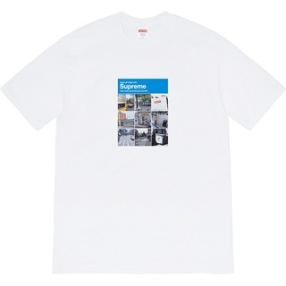 【HOT】Supreme เสื้อยืดแฟชั่นสําหรับ Unisex ผ้าฝ้ายแขนสั้นพิมพ์ลาย