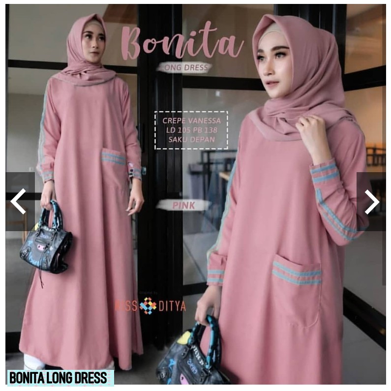 Pp - Bonita ชุดเดรสยาว OUTFIT MUSLIM Bonita Maxi Dress HIGH