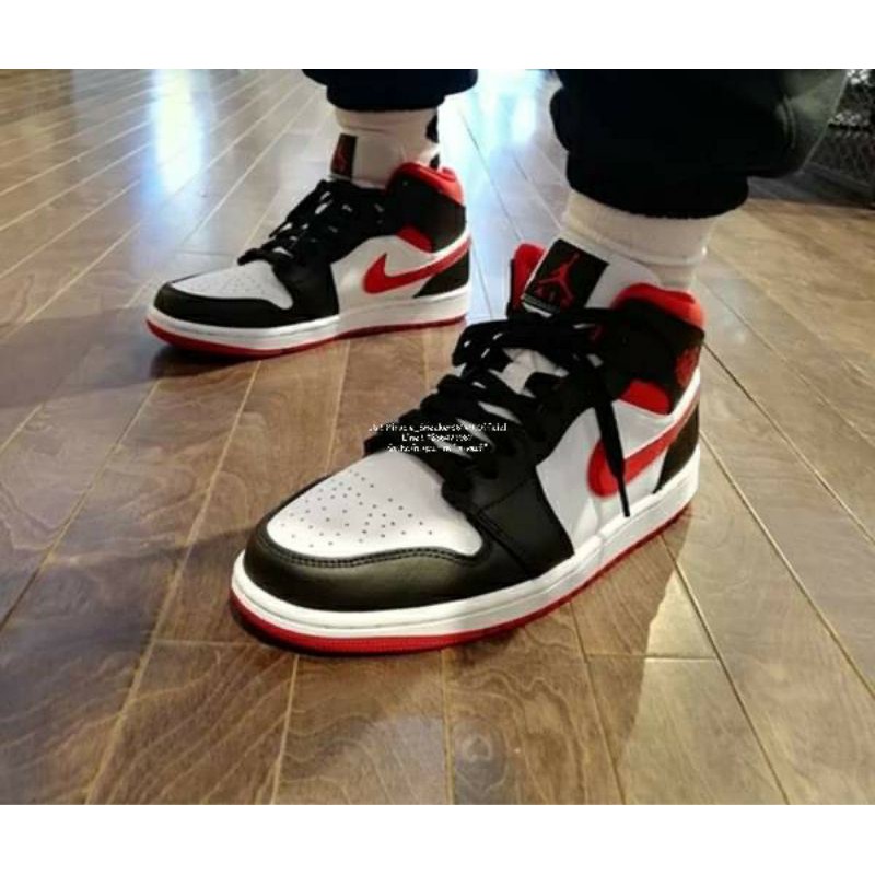 🤓Nike Air Jordan 1 Mid “Metallic Red” Men/GS | Shopee Thailand