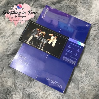 พร้อมส่ง  เล่มสุดท้าย‼️ WINNER 2019 CROSS TOUR IN SEOUL [DVD+LIVE CD] free special gift