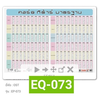 คอร์ดกีต้าร์ มาตรฐาน EQ -073 โปสเตอร์กระดาษ หุ้มพลาสติก 50*70 cm