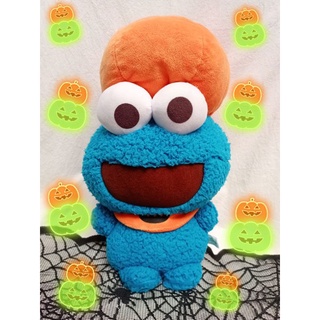 Cookie monster🍪 จากSesame Street 🦇ตุ๊กตาฮาโลวีน💙Elmo ,คุกกี้มอนสเตอร์ เพื่อนเอลโม่