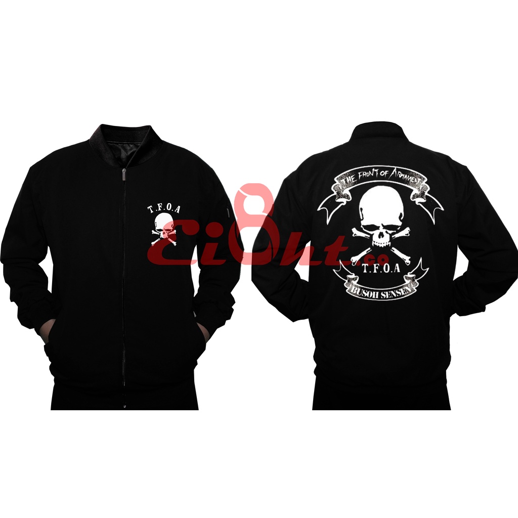 Front Of Armament TFOA Street Style Busoh Sensen Bomber Jacket วัสดุกันน้ํา