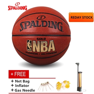 SPALDING ลูกบาสเก็ตบอลหนัง Pu 74-606 Y Size 7