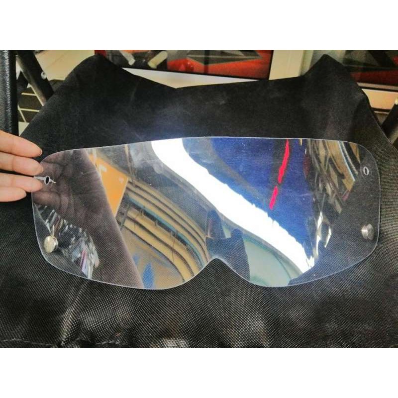 ชิวบังลมหมวกกันน็อค​ CT3​ สีใส​ สีดำ (รายการนี้เฉพาะกระจกกันลม CT3)