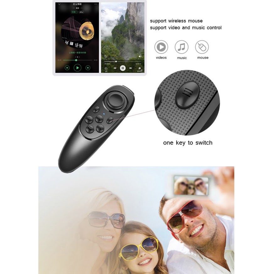 พร้อมส่ง MOCUTE 052 VR รีโมทคอนโทรลไร้สายควบคุมสำหรับ iOS สมาร์ทโฟน Android Wireless gamepad สำหรับ VR controller