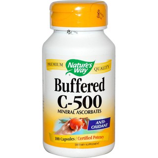 Natures Way, Buffered C-500, 100 Capsules