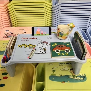 โต๊ะเด็กทรงญี่ปุ่น ไว้สำหรับอ่านหนังสือสำหรับเด็กอนุบาล มีช่องใส่ปากกา