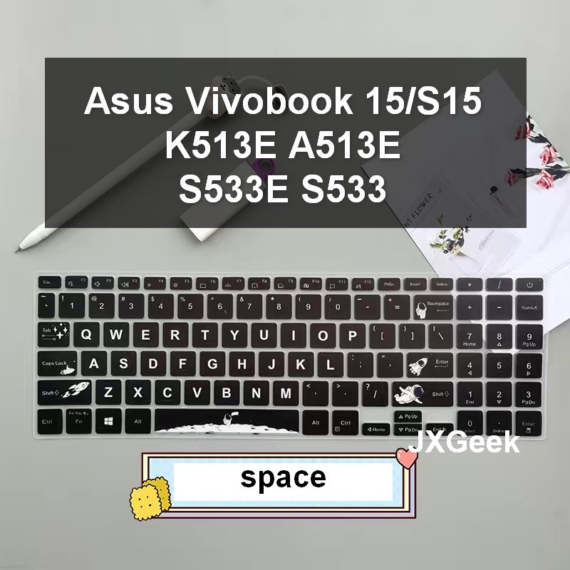 Asus คีย์บอร์ด Vivobook S15 K513E S533E S533 A513E M513 M513U S530U S5600 Vivobook 15.6 คีย์บอร์ดแล็