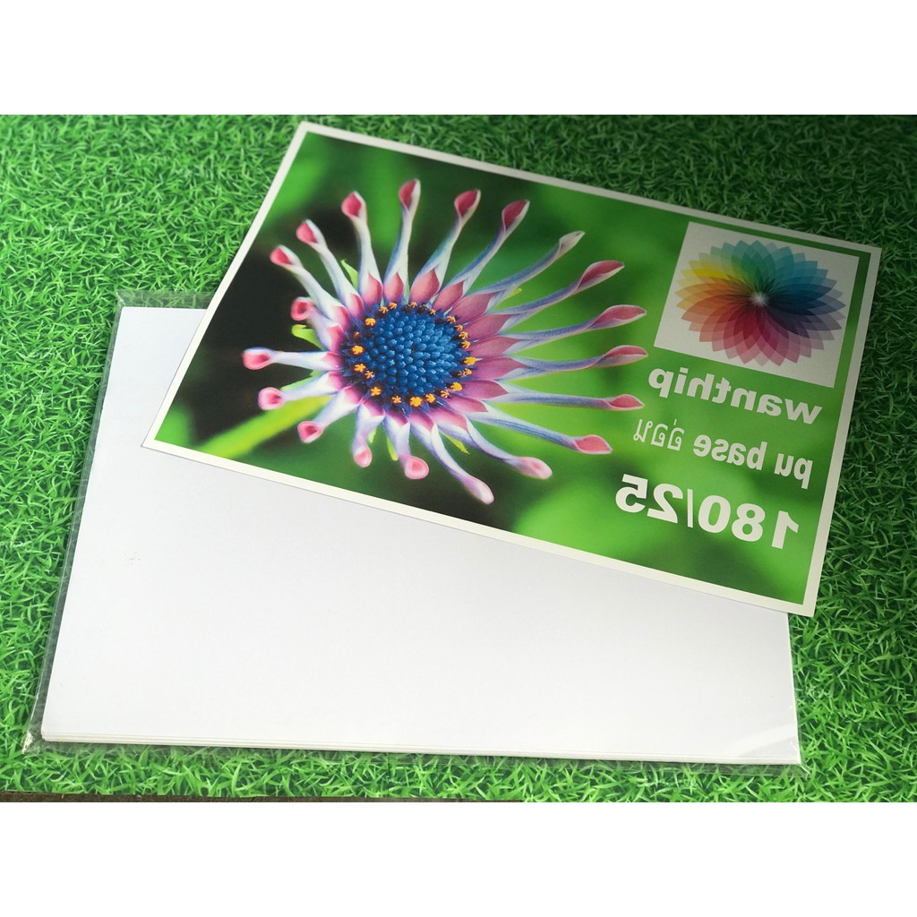 กระดาษเคมีอ่อน PU BASE ขนาด A4 และ A3  (Pu base for white T-shirt) บรรจุ 30 แ่ผ่น