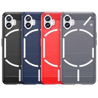 Nothing Phone (1) เคสคาร์บอนไฟเบอร์ TPU กันกระแทก