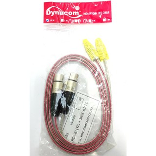 สายสัญญาณ DYNACOM รุ่น : j - 192 RCA  2C + JACK XLR 2C