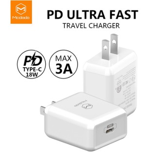 หัวชาร์จ MCDODO USB-C PD 18W Adapter Fast Charging