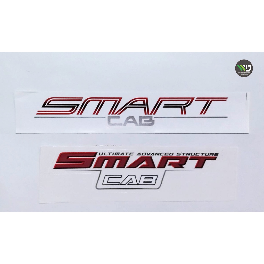 สติกเกอร์ SMART CAB ติดกระจกแค็ป และ ติดท้าย สำหรับ TOYOTA VIGO / CHAMP **หากมีข้อสงสัยทักแชทก่อนสั่งซื้อสินค้า**