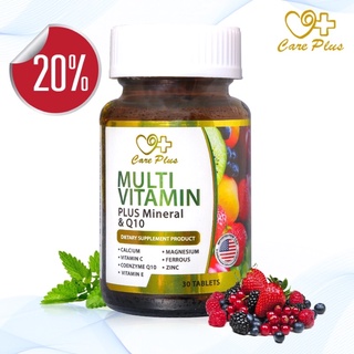 Care Plus Multi Vitamin Plus Mineral &amp; Q10 30 tablets