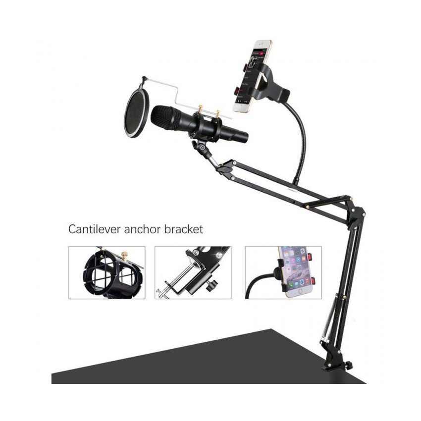 Remax Mobile Recording Studio Set Microphone Holder Stand CK100 Live ...