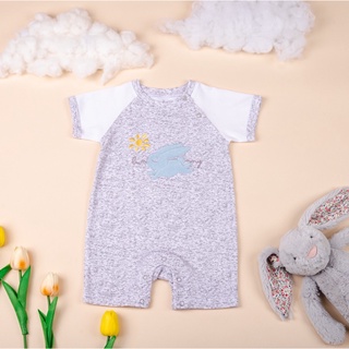 RB6 ROMPER HAPPYTIME RABBIT SET