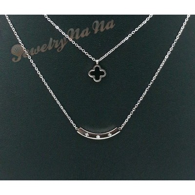 สร้อยคอสแตนเลส 2in1