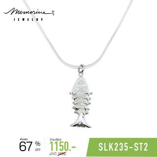 Memorine Jewelry สร้อยคอพร้อมจี้เงินแท้ 925 : SLK235-ST2