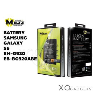 Mezz แบตเตอร์รี่ SAMSUNG GALAXY S6 / SM-G920 / EB-BG920ABE batt แบต samsungs6 มีมอก รับประกัน1ปี