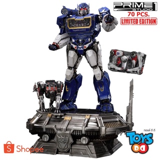 Prime1 Studio MMTFM-27EX : Transformers Bumblebee Soundwave &amp; Ravage Statue Exclusive Version