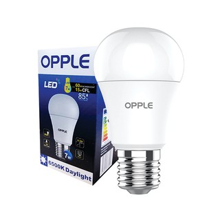 365.หลอดไฟ LED 7 วัตต์ Daylight OPPLE รุ่น Ecomax A55 E27