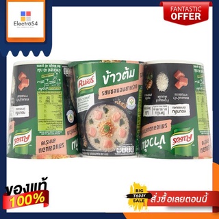 คนอร์ข้าวต้มคัพ รสแซลมอนสาหร่าย 40กX3KNORR CUP RICE SOUP SALMON 40GX3