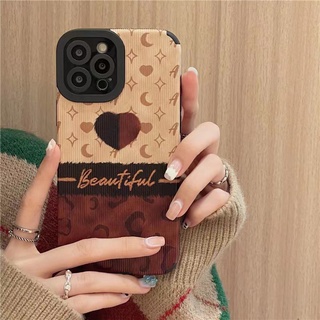 เคสโทรศัพท์มือถือ ลายเสือดาว หัวใจ สําหรับ Iphone Apple 13 14promax 12 11 x xr