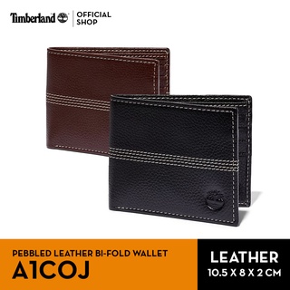 TIMBERLAND PEBBLED LEATHER BI-FOLD WALLET กระเป๋าสตางค์ทิมเบอร์แลนด์ (A1COJ)