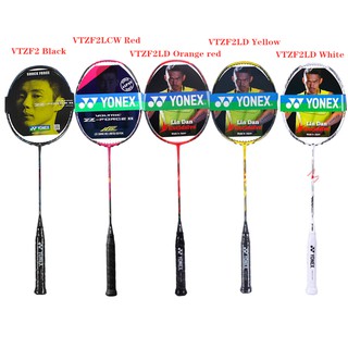 (ฟรีสายและด้ามจับ) Yonex Voltric Vtzf2 Vtzf2Lcw Vtzf2Ld ไม้แบดมินตันไม้แบดมินตันคาร์บอน 100% น้ําหนักเบา