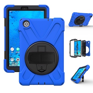 Shockproof Case for Lenovo Tab M8 HD TB-8505X 8505F 8505N Rotary Stand Cover with Hand Shoulder Strap เคสกันกระแทก เคส การหมุน หุ้ม