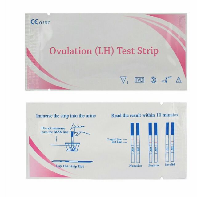 การทดสอบการตกไข่ OPK uji kesuburan wanita LH Ovulation Ovulation Ovulation Ovulation Lavulation lorm