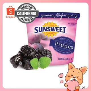 ลูกพรุน Sunsweet แบบกระปุก ซันสวีทพรุน พรุนไร้เมล็ด อร่อย กระปุก 340g