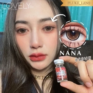 คอนแทคเลนส์ 💗Nana brown , gray💗 (ขนาดโต) lovelyplus ใส่สบาย เลนส์กรองแสง ของแท้✅ Made in Korea 🇰🇷