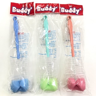 แปรงล้างขวดนมและจุกนมทอดดี้หัวฟองน้ำ-buddy