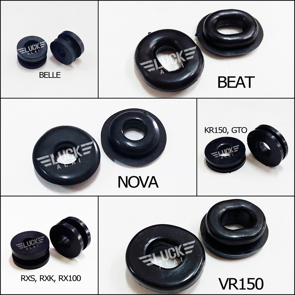 (ตัวละ) ยางฝากระเป๋า BEAT / BELLE / KR,GTO / NOVA / RXS,RXK,RX100 / VR (ขนาดดูตรงรายละเอียด)