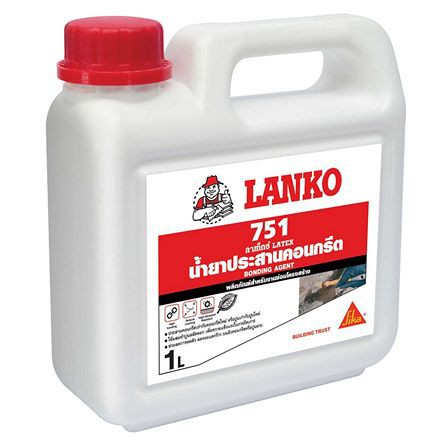 น้ำยาประสานคอนกรีต LANKO 751 1 ลิตร วัสดุก่อสร้าง เคมีก่อสร้าง