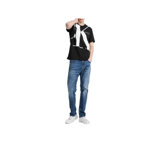 CALVIN KLEIN MENS เสื้อยืดผู้ชาย เสื้อยืดสีดำ รุ่น J315840 BAE