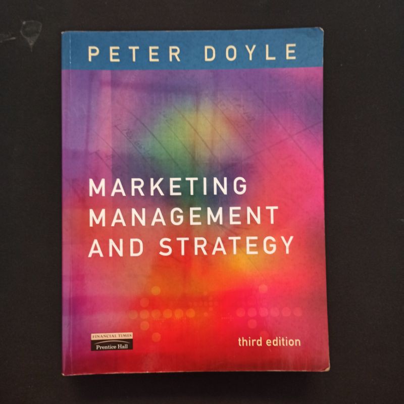 หนังสือมือ2 Textbook มือสอง สภาพดี เนื้อหาภาษาอังกฤษ Marketing Management and Strategy third edition by Peter Doyle