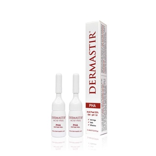 DERMASTIR ACID PEEL AHA&amp;PHA PEEL PEPTIDE GEL 25%ผลัดเซลล์ผิวด้วย PHA สำหรับผิวแพ้ง่าย ผิวกระจ่างใส