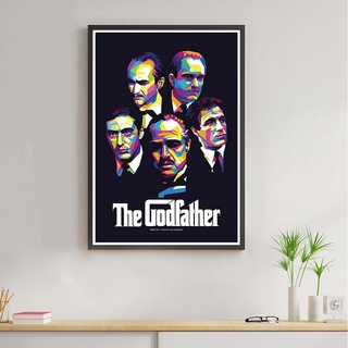 Godfather Pop Art Poster - Printed on high quality โปสเตอร์ภาพขนาด 33X48 cm