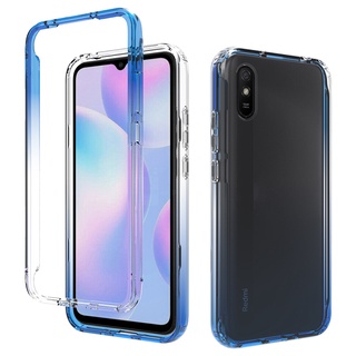 Xiaomi Redmi 9A 9i เต็มตัว ไฮบริด ทนทาน กันกระแทก ไล่ระดับสี ใส เคสด้านหลัง