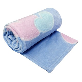 blanket BLANKET HOME LIVING MINI HEART 50X60" BLUE Bedding Bedroom bedding ผ้าห่ม ผ้าห่ม HOME LIVING MINI HEART 50X60 นิ