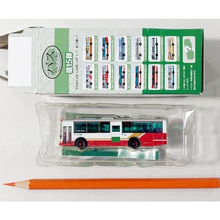 Pre-Owned item N Gauge Tomytec 1/150 🔆B91 The Bus Collection Hokkaido MitsubishiFuso สินค้ามือ 2 Lot ญี่ปุ่น กล่องไม่สวย