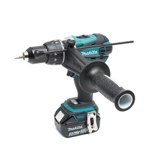 MAKITA สว่านไร้สายกระแทก 18 V-3.0AH รุ่น DHP458RFE (สีเขียว)