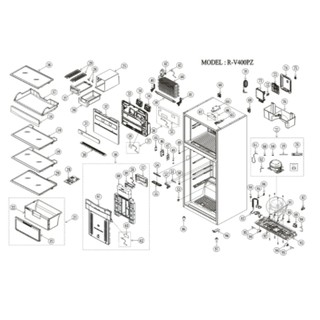 R-V400PZ อะไหล่ ตู้เย็น Hitachi รุ่น R-V400PZ ชิ้นส่วน งานช่าง งานซ่อม อุปกรณ์ ศูนย์บริการ อะไล่แท้ R-V400PZ