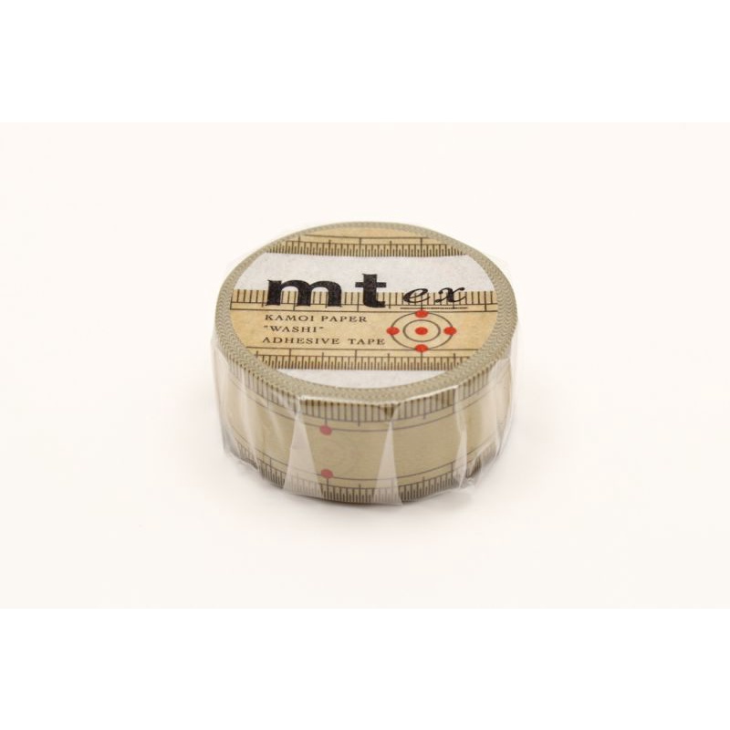 mt masking tape bamboo ruler (MTEX1P97) / เทปตกแต่งวาชิ ลาย bamboo ruler แบรนด์ mt masking tape ประเ
