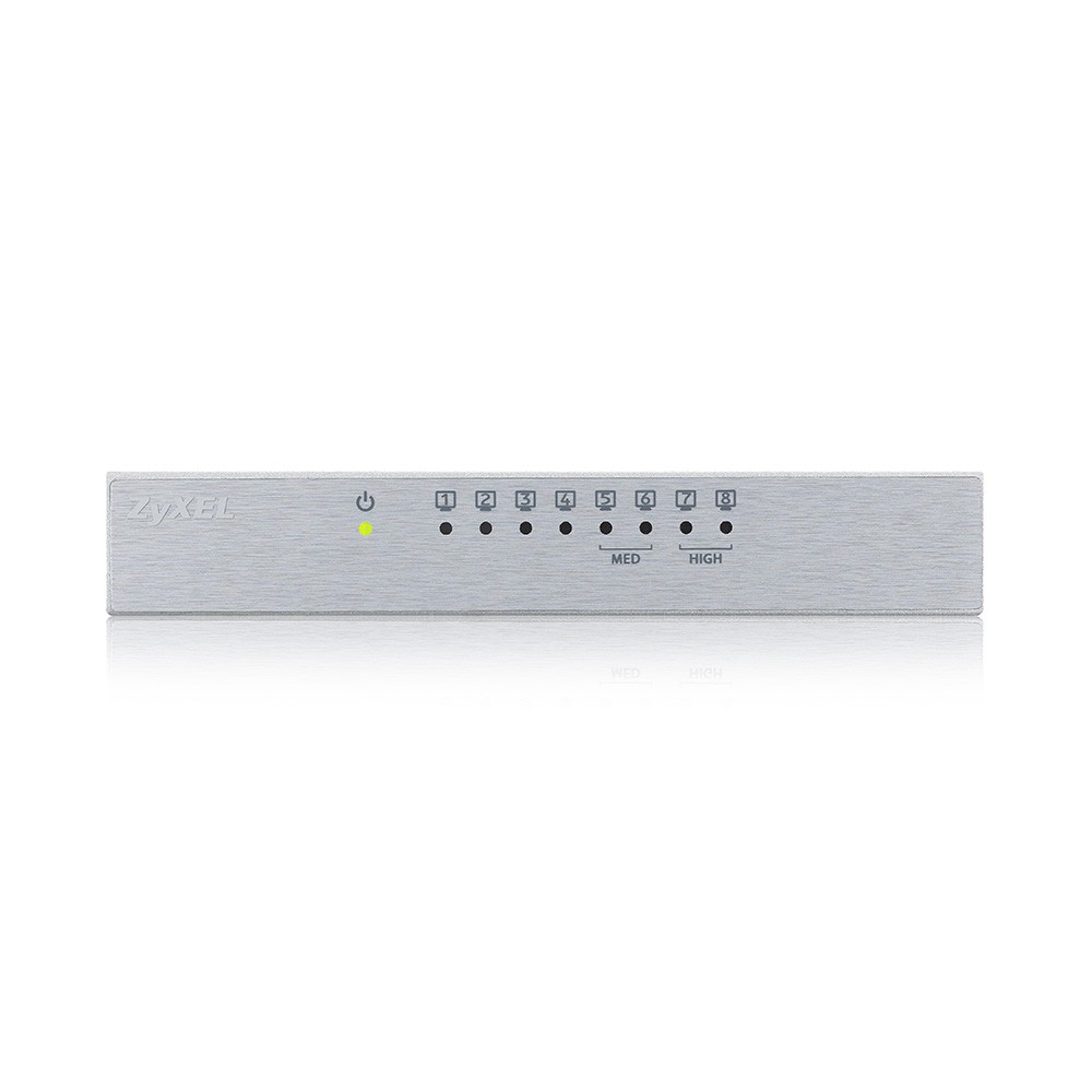 ZYXEL GS-108Bv5 สวิตซ์ 8 พอร์ต GbE Unmanaged Switch