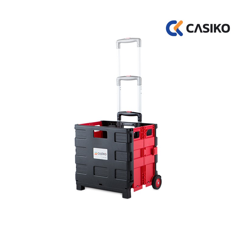 CASIKO รถเข็นพลาสติก กล่องพลาสติก พับเก็บได้ CK-5555